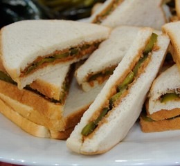 Peanut Butter Pickle Sandwich