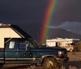 Camper Truck depicting the mobile lifestyle