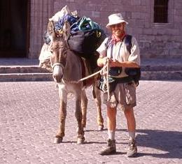 Graham Mackintosh with Burro Buddy